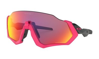 Oakley Okulary Przeciwsłoneczne FLIGHT JACKET Neon Pink/Prizm Road OO9401-06