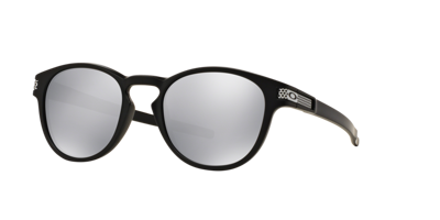 OAKLEY Sunglasses LATCH Matte Black / Chrome Iridium OO9265-10