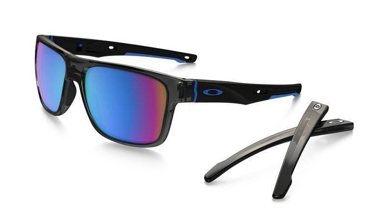 Oakley Sunglasses CROSSRANGE Gray Smoke / Prizm Snow Sapphire Iridium OO9361-08