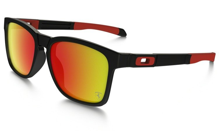 Oakley Okulary SCUDERIA FERRARI® COLLECTION CATALYST Matte Black/Ruby Iridium OO9272-07