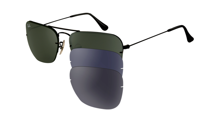 ray ban flip sunglasses