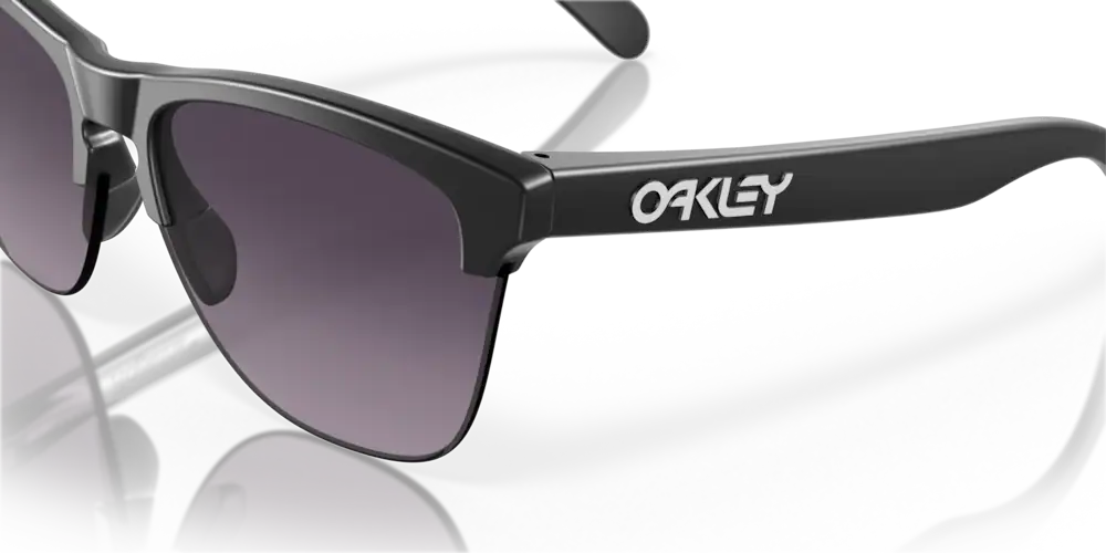 Oakley Sunglasses FROGSKINS LITE Matte Black, Prizm Grey Gradient OO9374-49  | SUNGLASSES \ New In SUNGLASSES \ Lifestyle \ Frogskin \ Frogskins Lite  SUNGLASSES \ Men SUNGLASSES \ Prizm \ Grey |