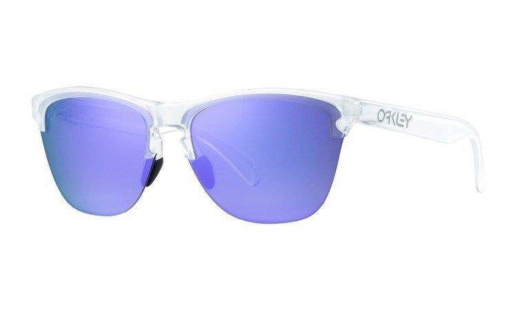 Oakley Sunglasses FROGSKINS Matte Clear/Violet Iridium OO9374-03 