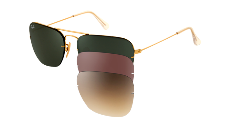 ray ban rb3460 flip out aviator 002 71