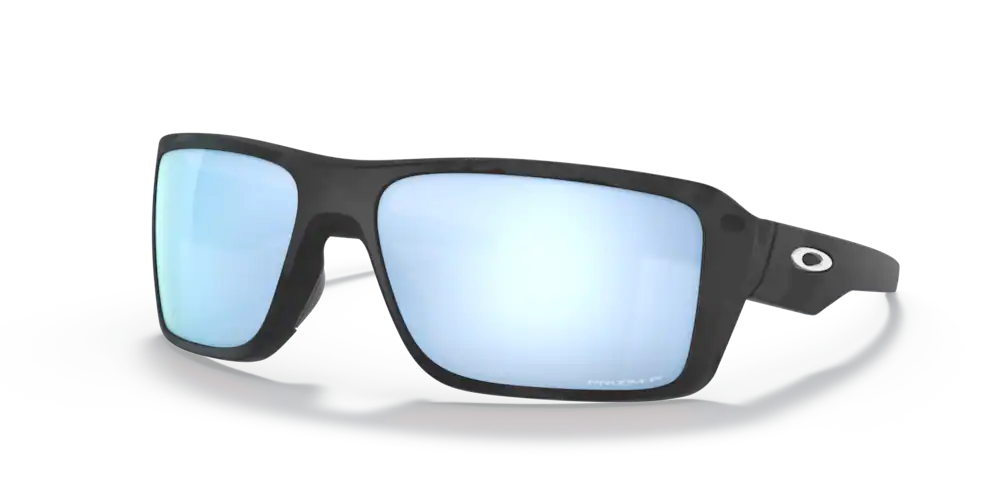 Oakley Okulary przeciwsłoneczne DOUBLE EDGE Matte Black Camo/Prizm Deep Water Polarized OO9380-27