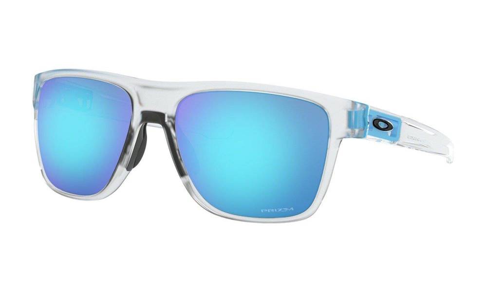 Oakley Sunglasses CROSSRANGE XL Matte Clear/Prizm Sapphire OO9360-21