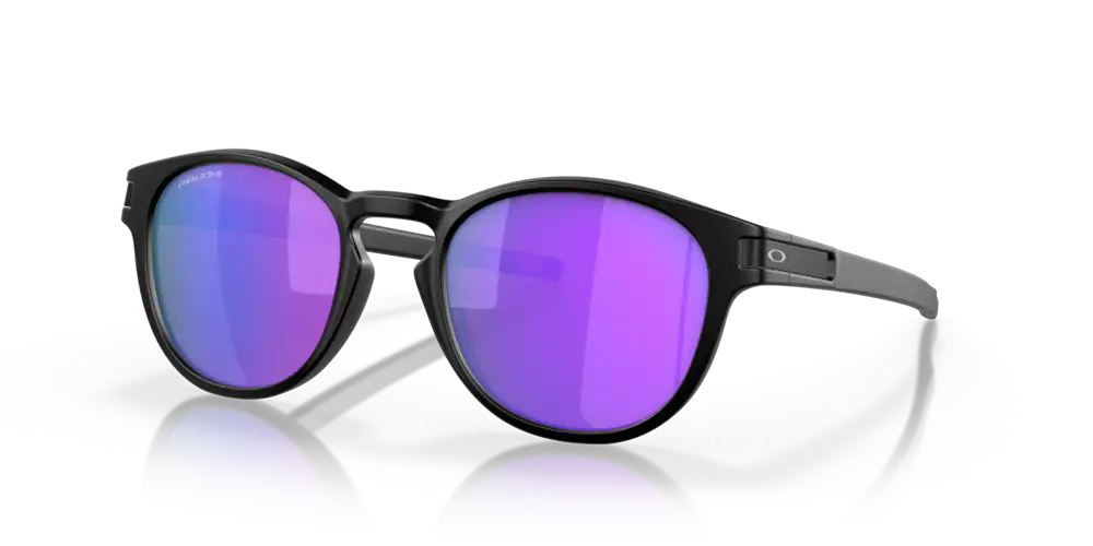 Oakley Okulary przeciwsłoneczne LATCH Matte Black/Prizm Violet OO9265-55 