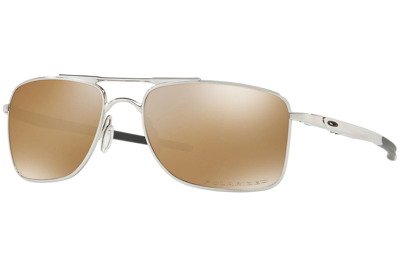 Oakley Sunglasses GAUGE 8 M & L POLISHED CHROME /TUNGSTEN IRIDIUM POLARIZED OO4124-05
