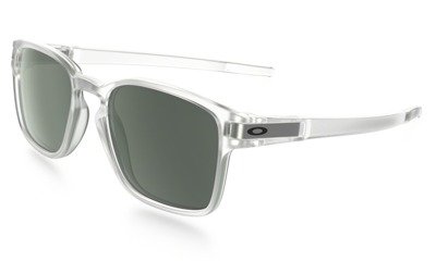 Oakley Sunglasses LATCH SQ Matte Clear/Dark Gray OO9353-07
