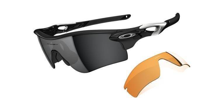 Oakley Sunglasses RADARLOCK PATH Polished Black/Black Iridium & Persimmon OO9181-01