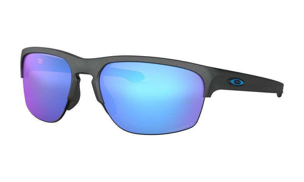 Oakley Sunglasses Sliver Edge Steel / Prizm Sapphire Polarized OO9413-06