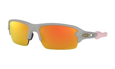 Oakley Okulary przeciwsłoneczne Dziecięce FLAK XS Matte Cool Grey/Prizm Ruby OJ9005-09