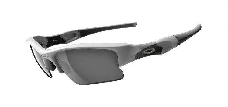 Oakley Sunglasses FLAK JACKET XLJ Polished White/Black Iridium 03-917