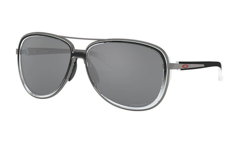 Oakley Sunglasses SPLIT TIME Black Clear Fade/Prizm Black Polarized OO4129-11