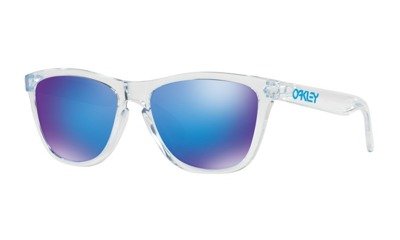 OAKLEY Okulary FROGSKINS Polished Clear / Sapphire Iridium OO9013-A6
