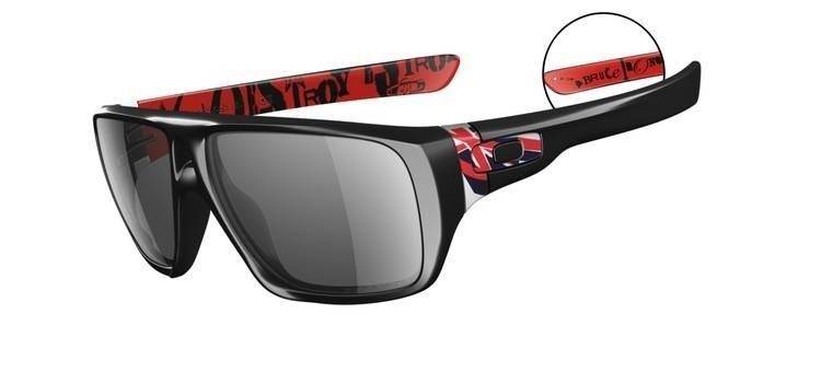 Oakley Sunglasses DISPATCH BRUCE IRONS SIGNATURE SERIES Polished Black/Grey Polarized OO9090-08