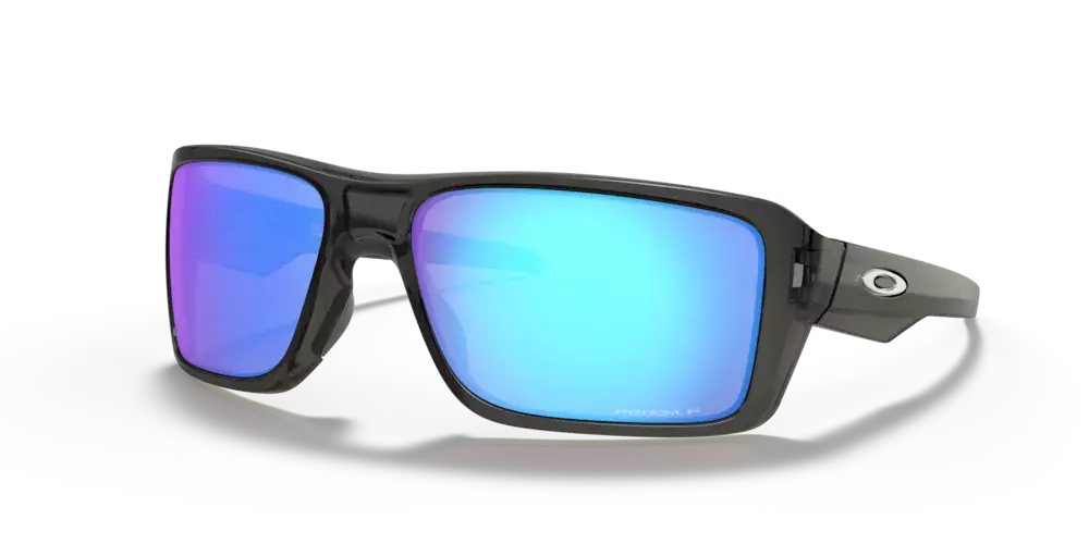 Oakley Sunglasses DOUBLE EDGE Grey Smoke / Prizm Sapphire Polarized OO9380-06