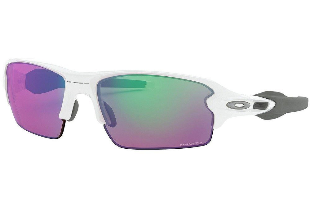 Oakley Sunglasses FLAK 2.0 Polished White/Prizm Golf OO9295-06 OO9295 ...