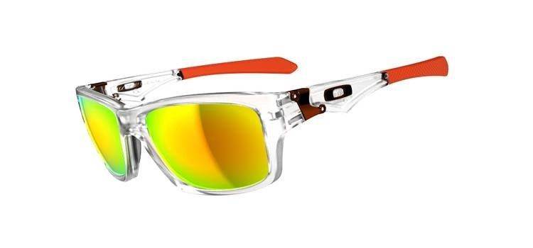 Oakley Sunglasses  JUPITER SQUARED Matte Clear/Fire Iridium OO9135-03