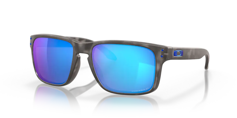 Oakley Sunglasses HOLBROOK Matte Black Tortoise / Prizm Sapphire Polarized OO9102-G7