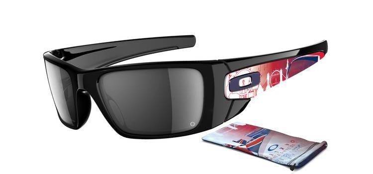 Oakley Sunglasses LONDON COLLECTION SPECIAL EDITION FUEL CELL Polished Black/Black Iridium OO9096-58