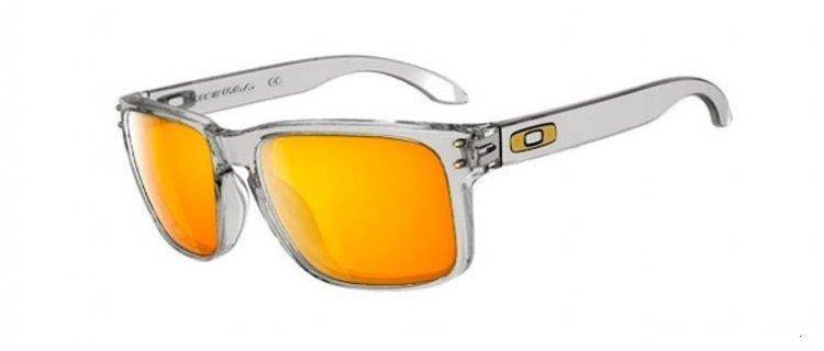 Oakley Sunglasses  HOLBROOK SHAUN WHITE POLISHED CLEAR/24K GOLD IRIDIUM OO9102-19