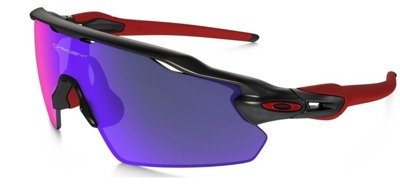 Oakley Sunglasses RADAR EV PITCH Matte Black Ink/Positive Red Iridium OO9211-02