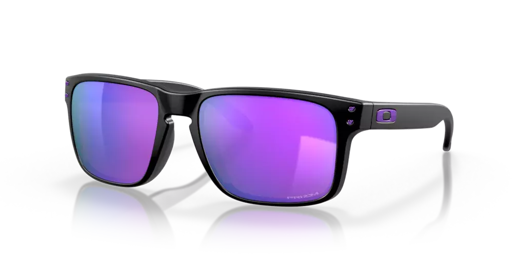 Oakley Okulary przeciwsłoneczne HOLBROOK Matte Black/Prizm Violet OO9102-K6