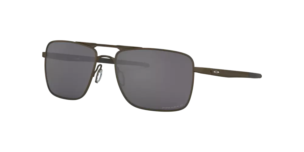 Oakley Okulary przeciwsłoneczne  GAUGE 6 Pewter/Prizm Black Polarized OO6038-06