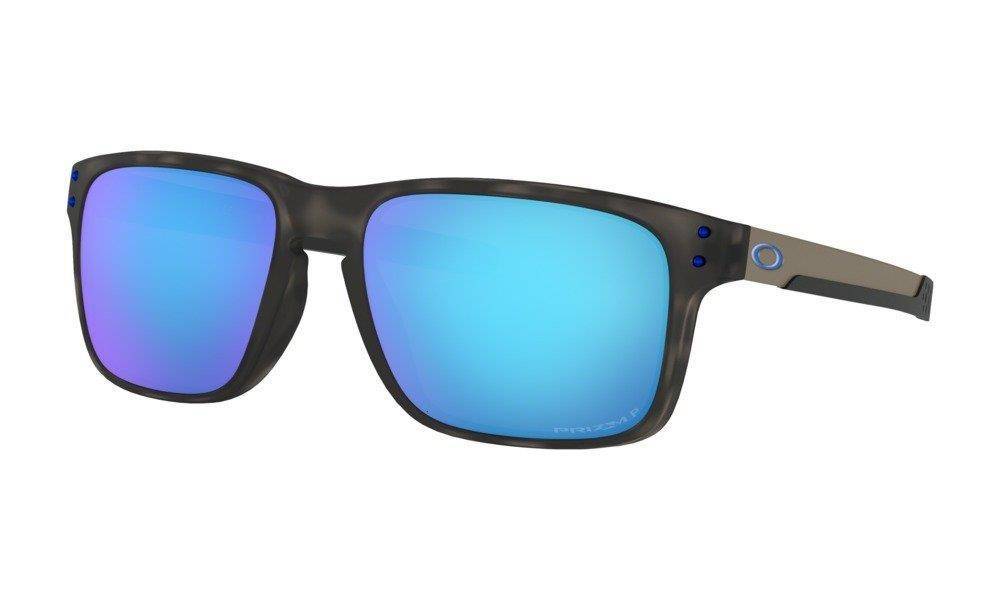 Oakley Sunglasses HOLBROOK MIX Matte Black Tortoise/ Prizm Sapphire Polarized OO9384-11