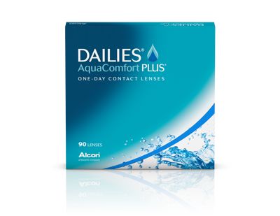 Contact Lenses DAILIES AQUA COMFORT PLUS (90 pieces)
