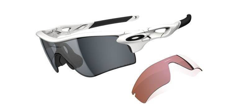 Oakley Sunglasses RADARLOCK PATH Matte White/Grey Polarized & G40 OO9181-02