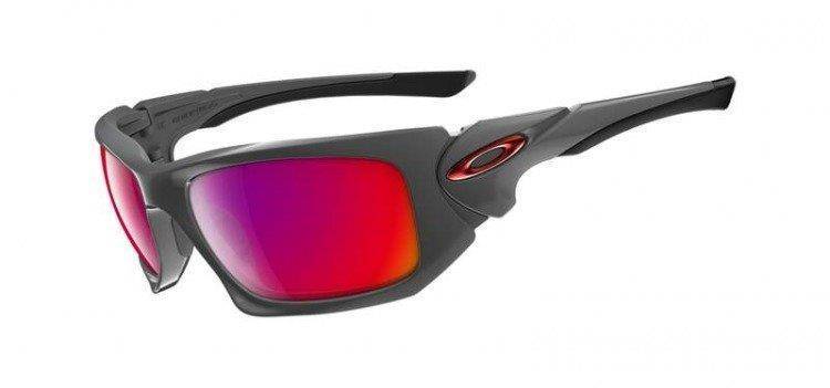 Oakley Sunglasses  SCALPEL Dark Grey/Positive Red Iridium OO9095-04