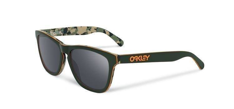 Oakley Sunglasses ERIC KOSTON SIGNATURE SERIES Frogskins LX Matte Camo Green/Black Iridium OO2043-14