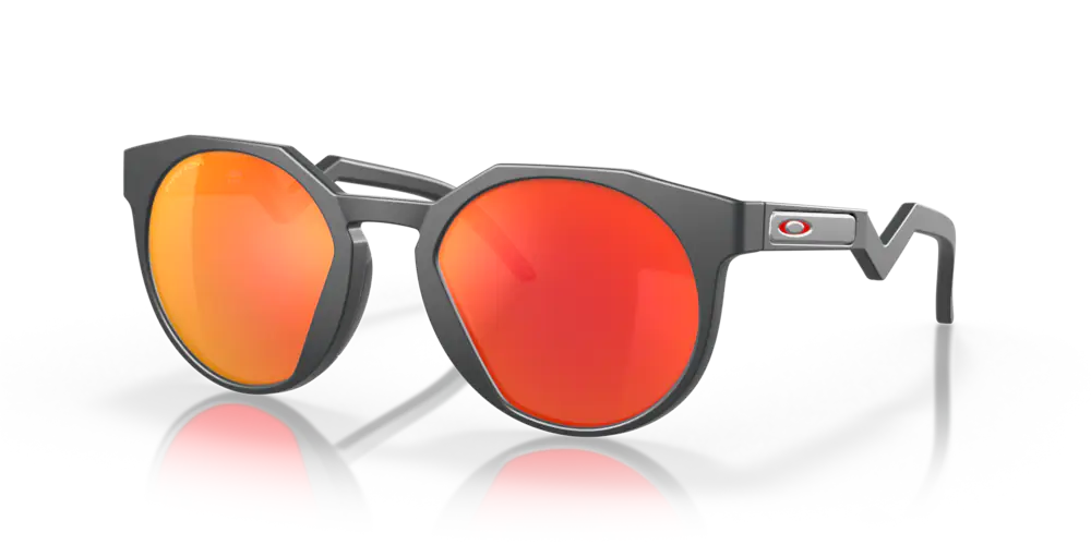 Oakley Okulary przeciwsłoneczne HSTN Matte Carbon/Prizm Ruby OO9464-03