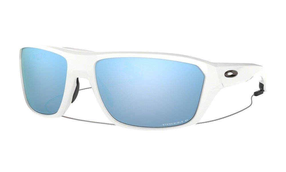 white and blue oakley sunglasses