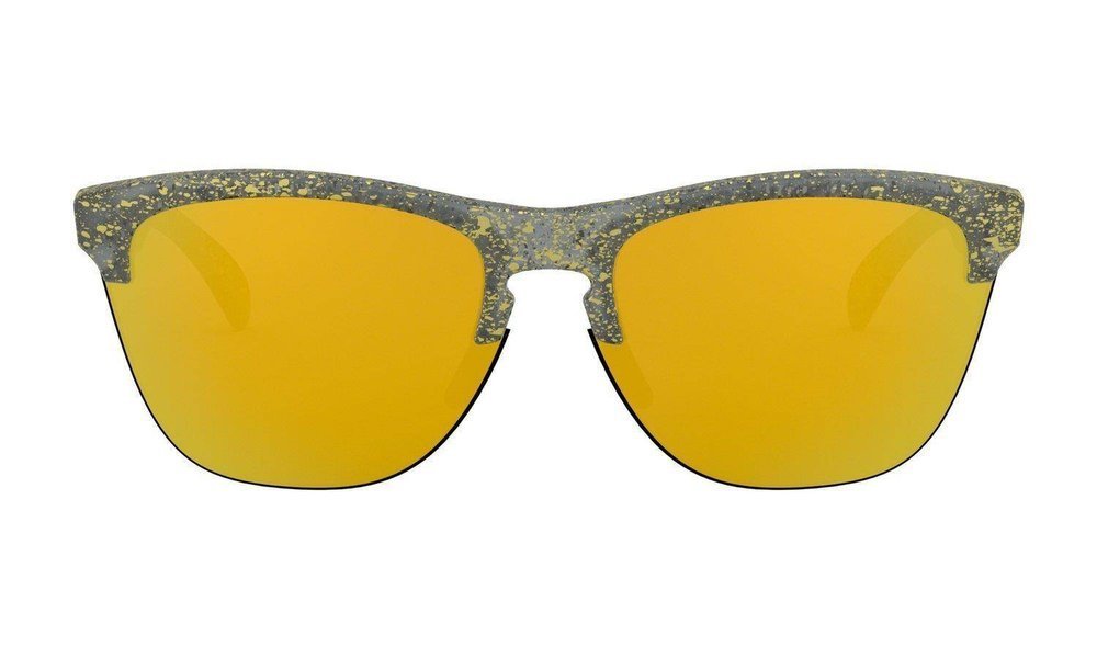 Oakley Sunglasses FROGSKINS LITE Splatter Crystal Black/24K Iridium OO9374-30