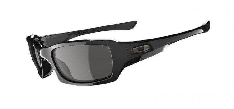 Oakley Sunglasses FIVES SQUARED Polished Black/Grey 03-440