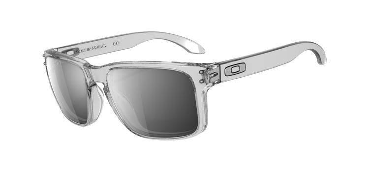 Oakley Sunglasses  HOLBROOK Polished Clear/Chrome Iridium OO9102-06