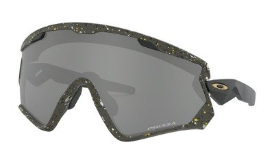 Oakley Okulary przeciwsłoneczne WIND JACKET 2.0 Splatter Metallic Olive/Prizm Black OO9418-19