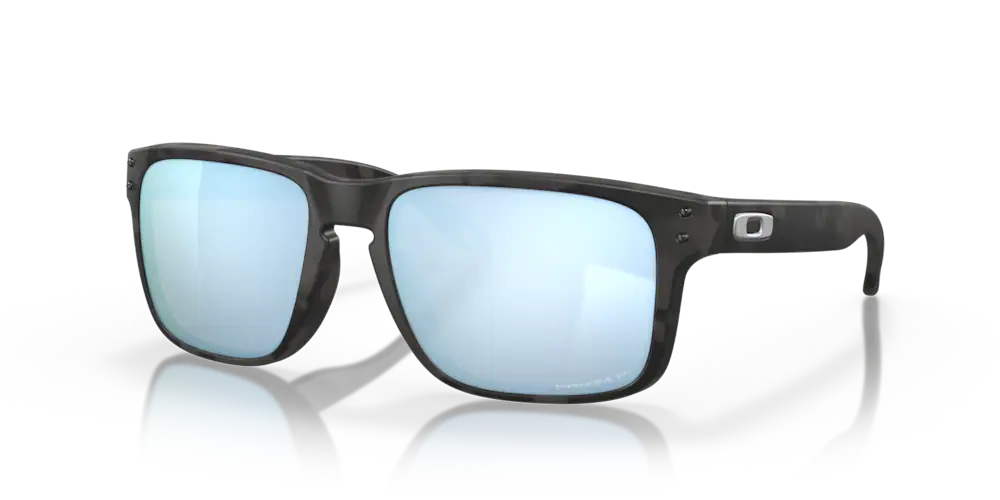Oakley Sunglasses HOLBROOK Matte Black Camo/Prizm Deep Water Polarized OO9102-T9