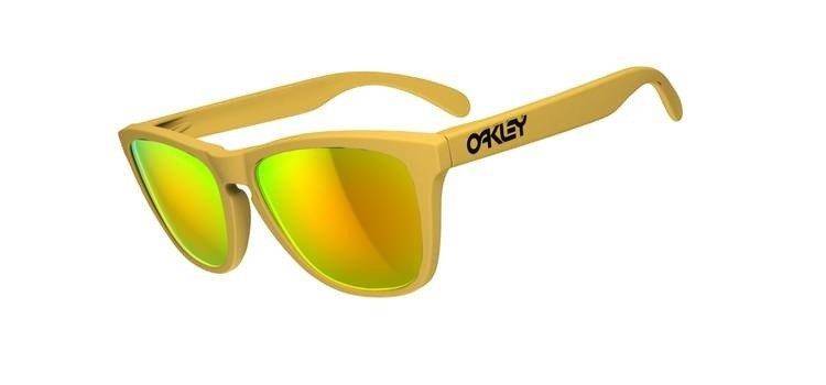Oakley Okulary Frogskins Pikes Gold/Fire Iridium 24-343