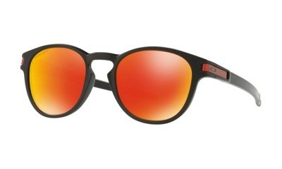 Oakley Sunglasses LATCH Matte Black / Prizm Ruby OO9265-29