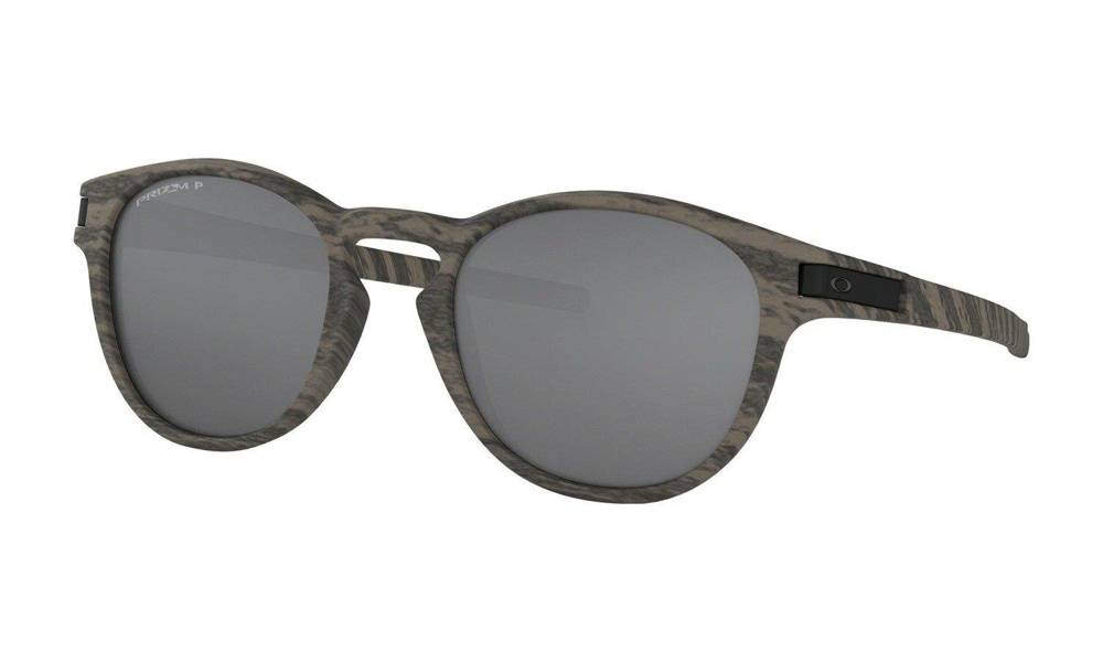 Oakley Sunglasses LATCH Woodgrain/Prizm Black Polarized OO9265-38