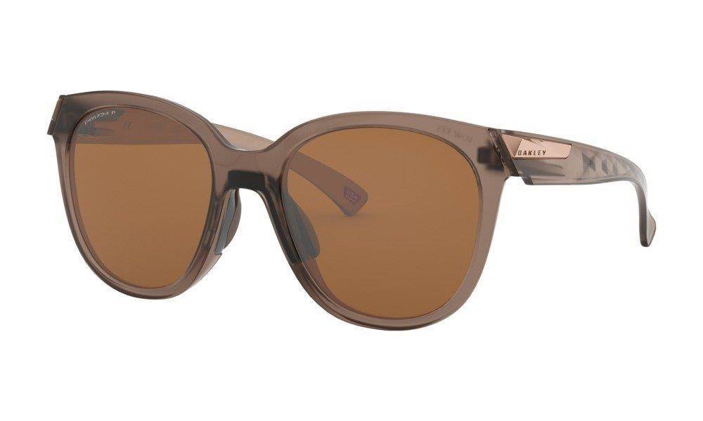 Oakley Okulary przeciwsłoneczne LOW KEY Matte Brown Smoke/Prizm Bronze Polarized OO9433-08