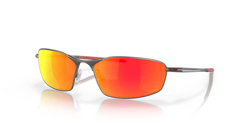 Oakley Sunglasses WHISKER Matte Gunmetal/Prizm Ruby OO4141-02