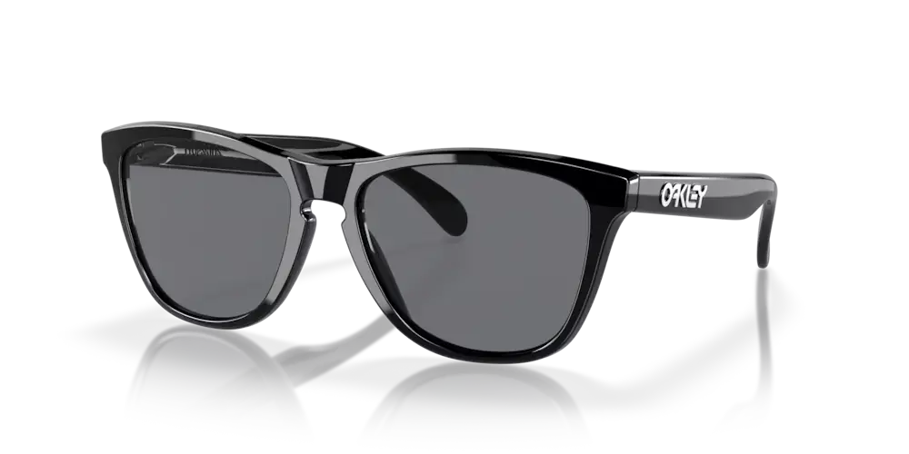 Oakley Sunglasses  Frogskins Polished Black/Grey 24-306
