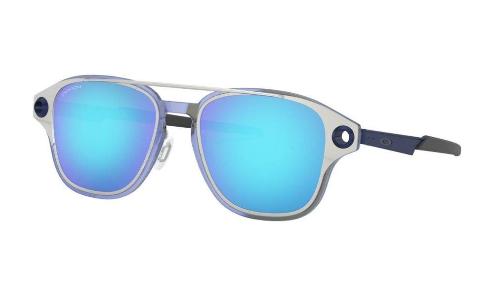 Oakley Okulary przeciwsłoneczne COLDFUSE Satin Chrome/Prizm Sapphire OO6042-04