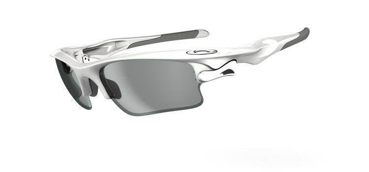 Oakley Sunglasses  FAST JACKET XL Polished White/Clear Black Iridium Photochromic OO9156-10