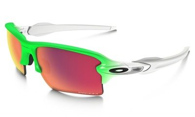 Oakley Sunglasses Prizm Olympic Green Fade Collection FLAK 2.0 XL Green Fade/Prizm Road OO9188-43